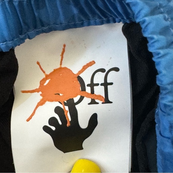 Virgil Abloh C/O Off White Blue Monogram Swim Trunks Toddler size 4 - Picture 7 of 10